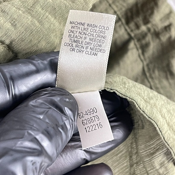 J. Jill Jacket Womens Size XL Green Full Zip‎ Long Sleeve Light Weight Mock Neck - Picture 13 of 16